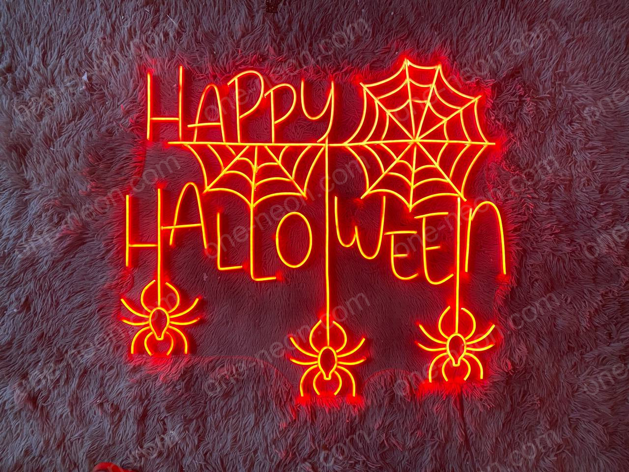 Halloween Cobweb | LED Neon Sign