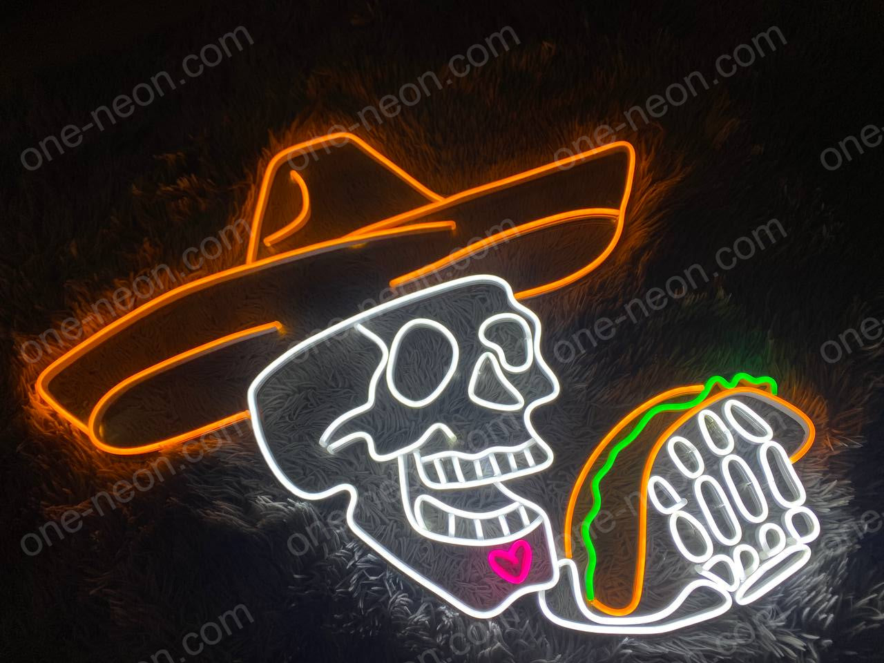 Skull & Tacos | LED Neon Sign