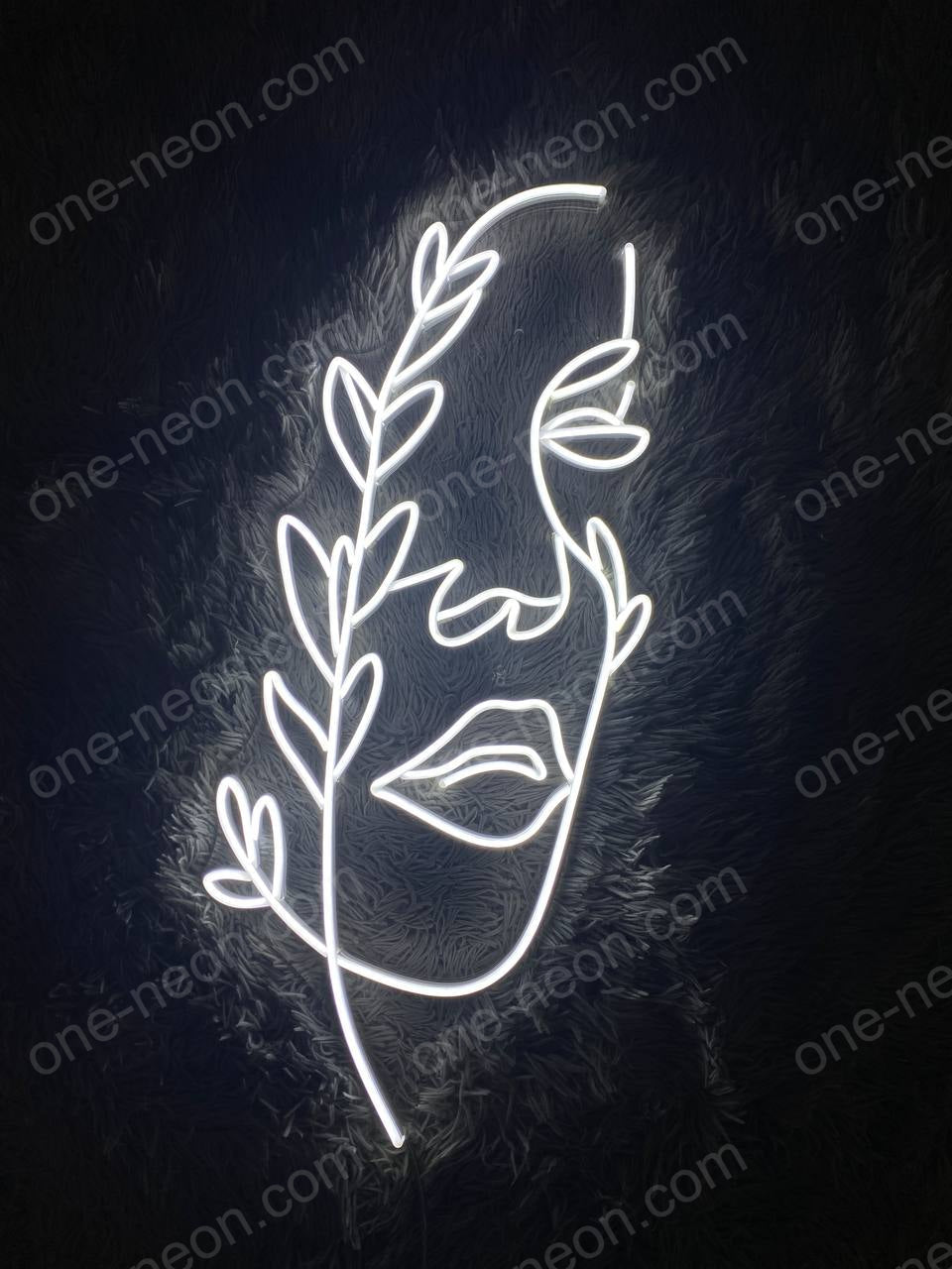 Face Line Art | LED Neon Sign
