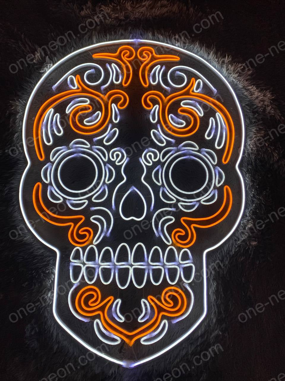 Mexican Skull Art | LED Neon Sign