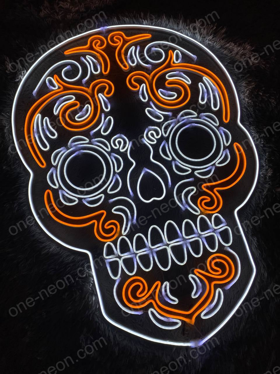 Mexican Skull Art | LED Neon Sign