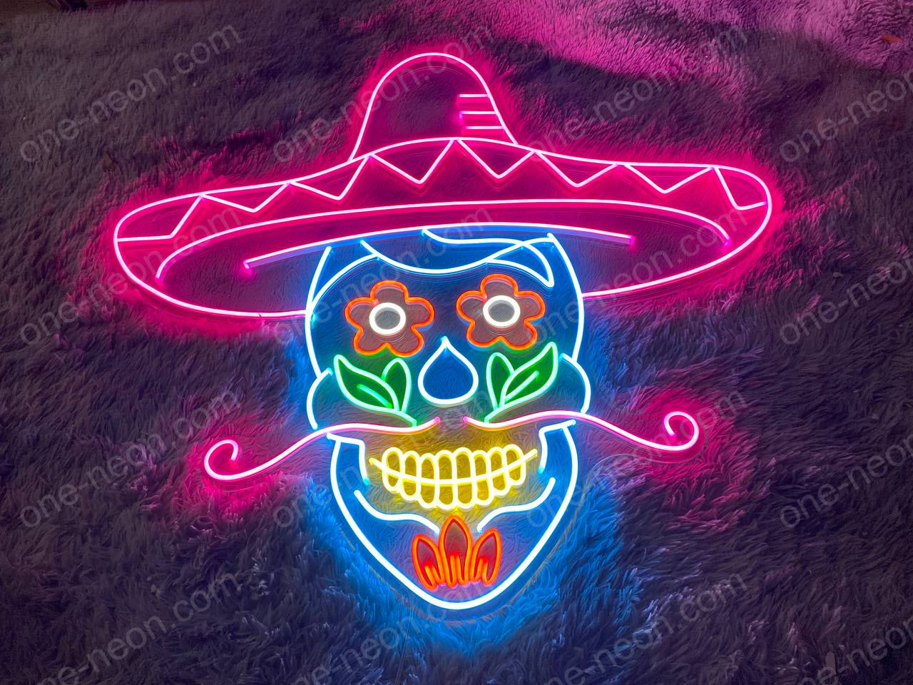 Calavera Mexico | LED Neon Sign