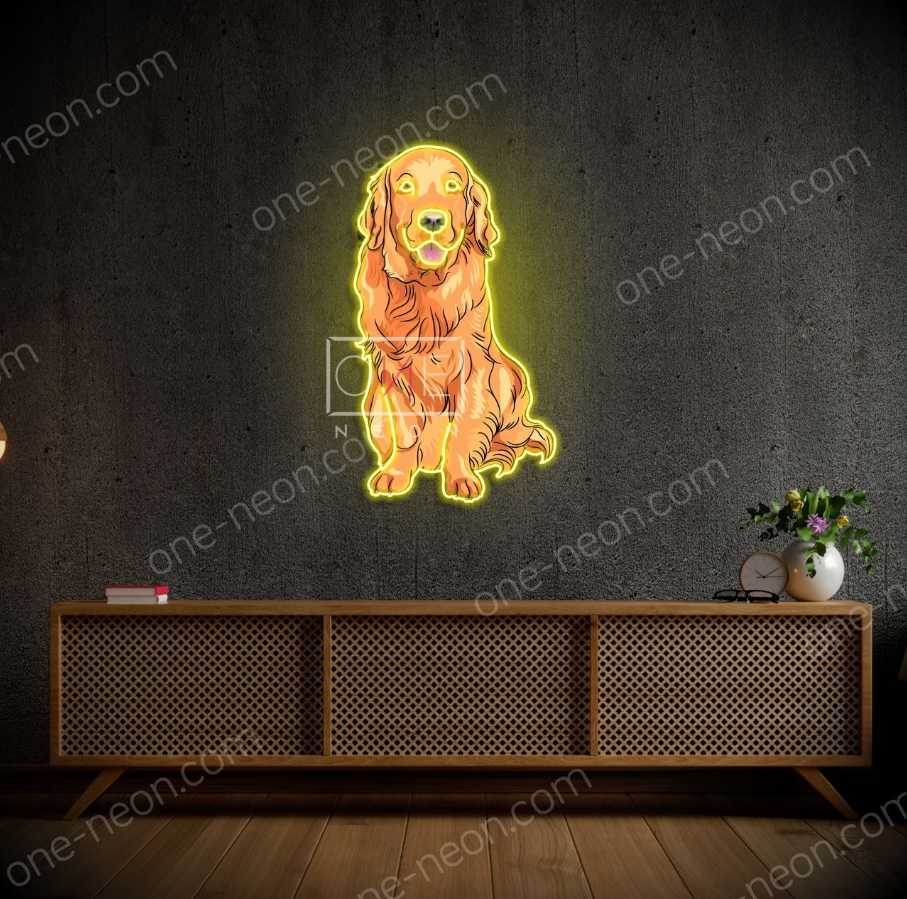 Golden Retriever | LED Neon Sign