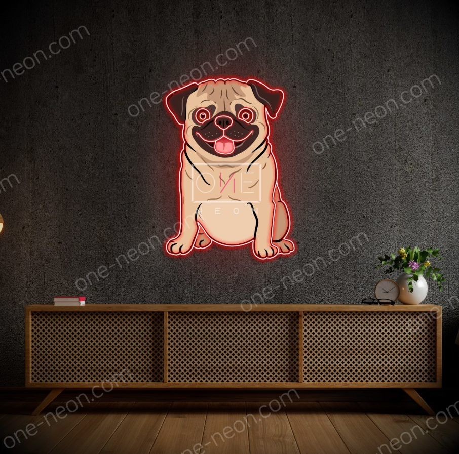 Pug Full Body | LED Neon Sign