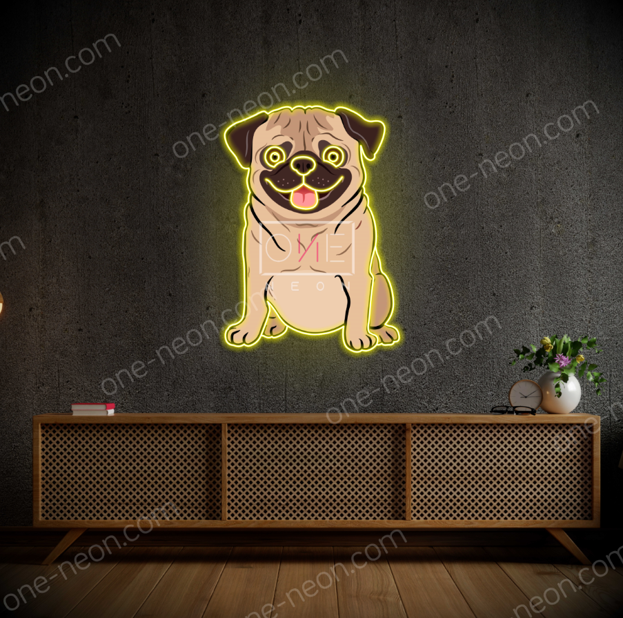 Pug Full Body | LED Neon Sign