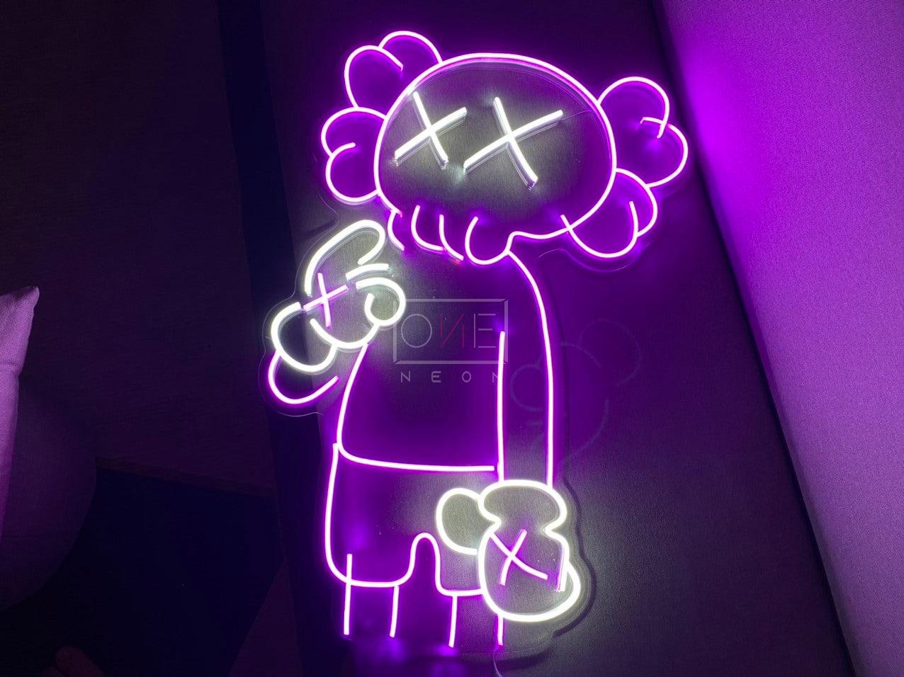 KAWS | LED Neon Sign - ONE Neon