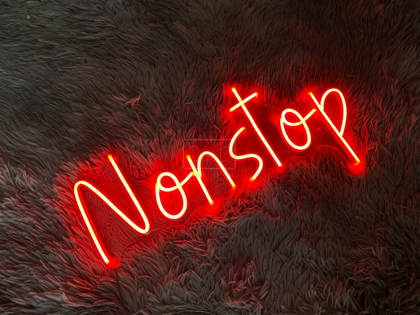 Nonstop | LED Neon Sign neon lights, neon signs for room, neon light signs, custom led signs