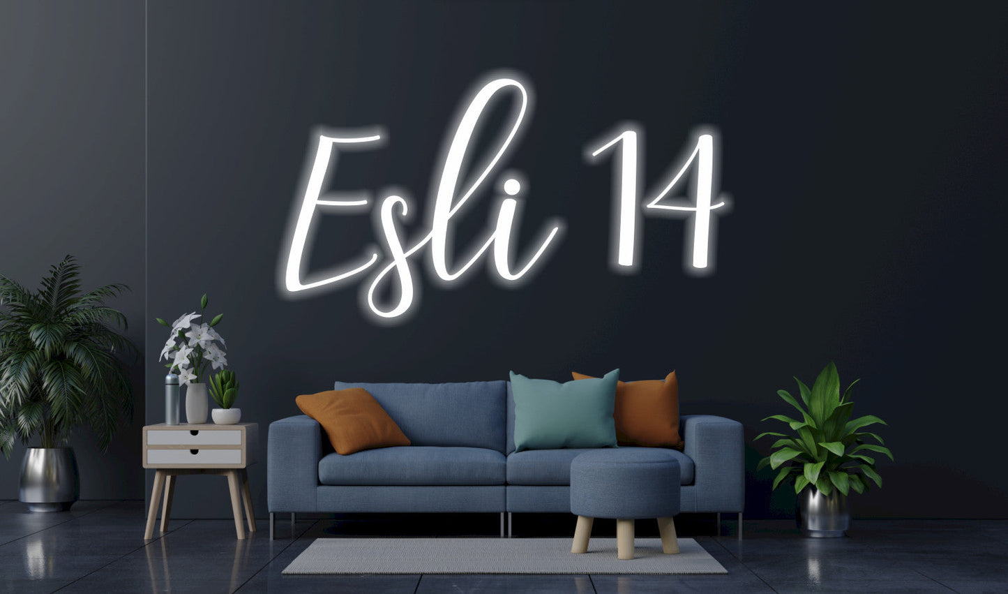 Esli 14 | LED Neon Sign