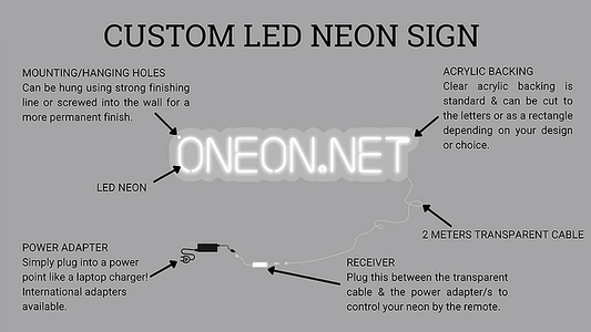 How are LED Neon Lights Made & the Materials They are Made of? - ONE Neon