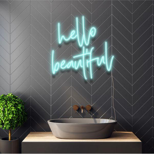 Is there any hazard to putting a LED neon sign in a bathroom? - ONE Neon