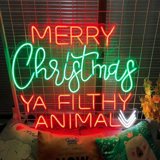 How to Decorate Your Home for Christmas with a Led Neon Sign - ONE Neon