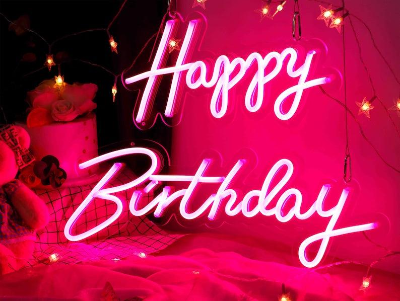 How to Buy LED Neon Sign Decorations for a Birthday Party? - ONE Neon