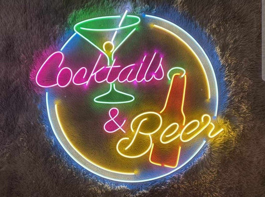 Cocktails & Beer | LED Neon Sign