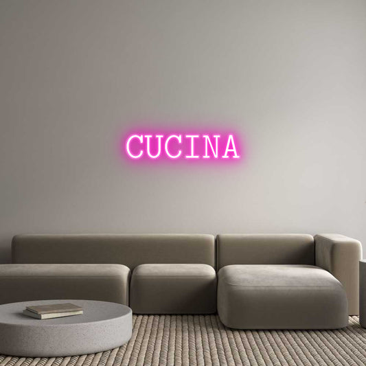 Custom Neon Sign CUCINA