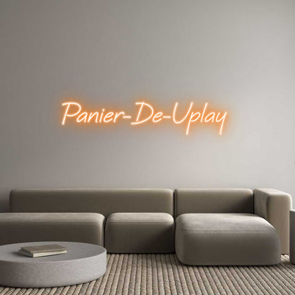 Custom Neon Sign Panier-De-Upl...