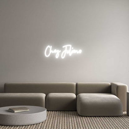 Custom Neon Sign Chez Juliano