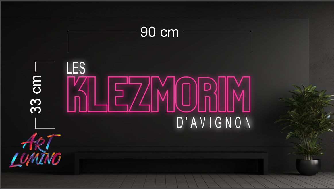 Les Klezmorim D'avignon | LED Neon Sign