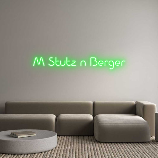 Custom Neon Sign M Stutz n Ber...