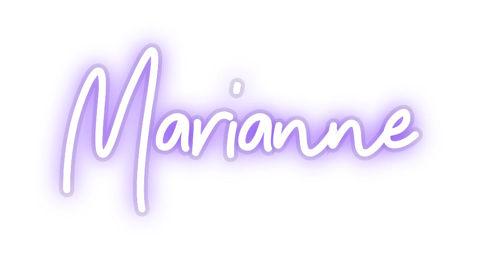 Custom Neon Sign Marianne