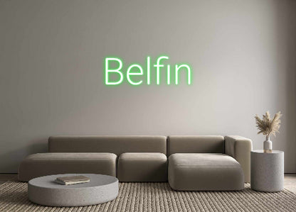 Custom Neon Sign Belfin