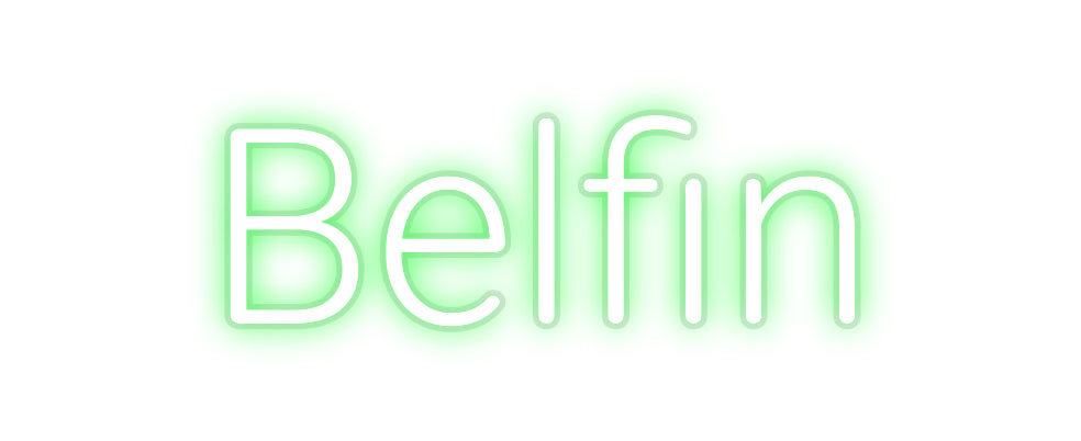 Custom Neon Sign Belfin