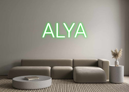 Custom Neon Sign ALYA