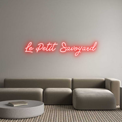 Custom Neon Sign Le Petit Savo...