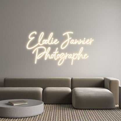 Custom Neon Sign Elodie Jannie...