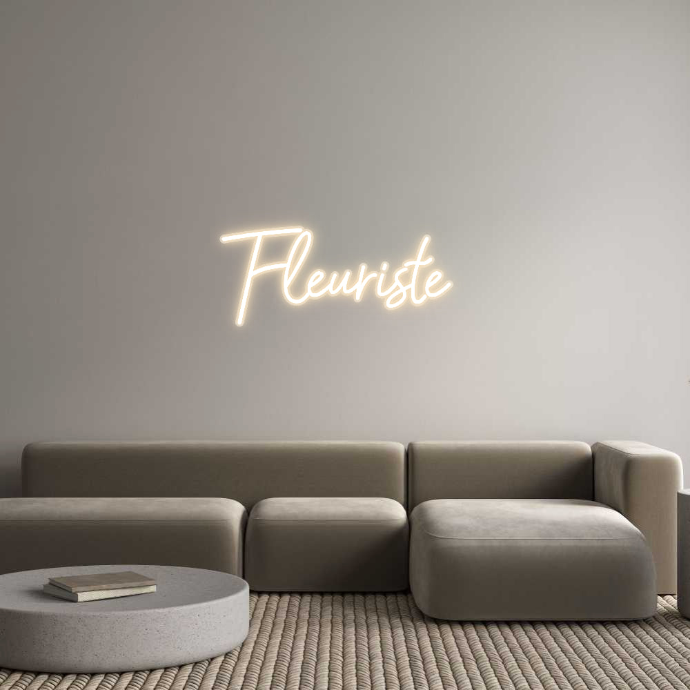 Custom Neon Sign Fleuriste