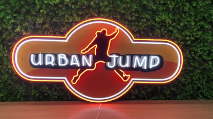 "URBAN JUMP" Enseigne Lumineuse en Néon