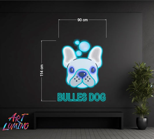 Bulles Dog | LED Neon Sign