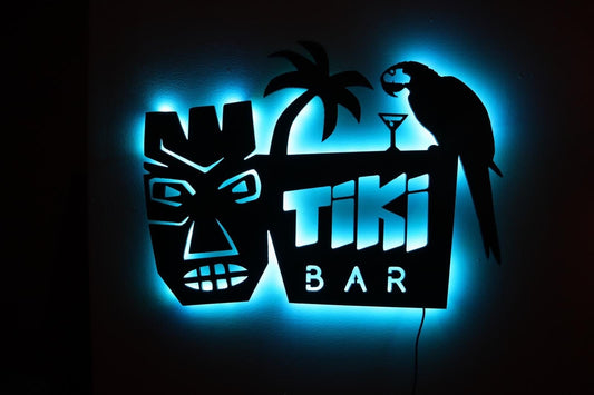 Tiki bar (metal sign) | LED Neon Sign