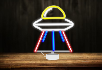 UFO - Tabletop LED Neon Sign