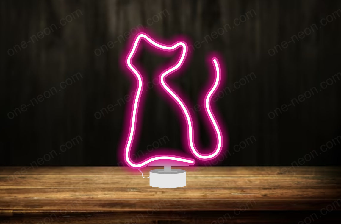 Cat - Tabletop LED Neon Sign