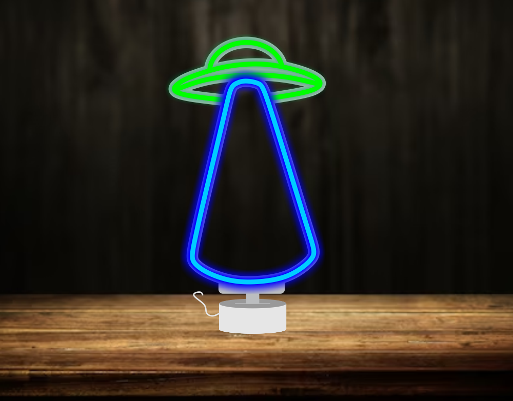 UFO - Tabletop LED Neon Sign