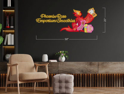 Phoenix Rose Emporium’s Smoothies | LED Neon Sign