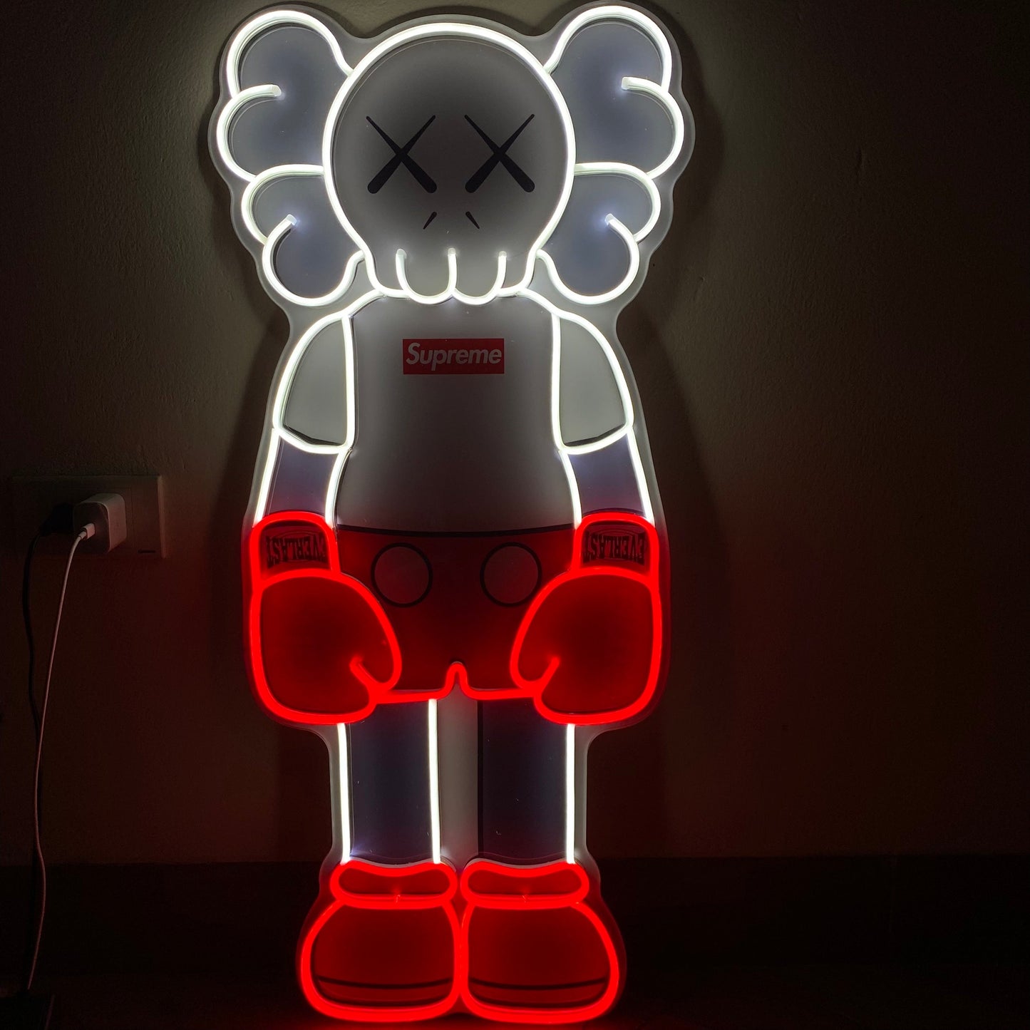 KAWS Supreme | LED Neon Sign (UV Printed)