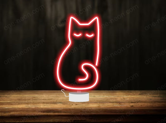 Cat - Tabletop LED Neon Sign