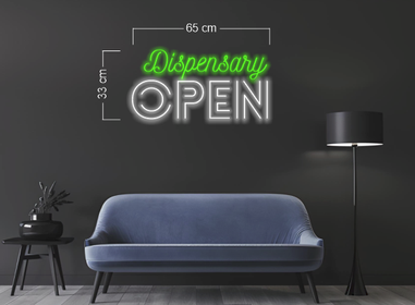 Dispensary open| LED Neon Sign