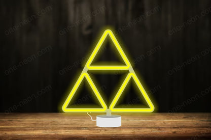 Triforce - Tabletop LED Neon Sign