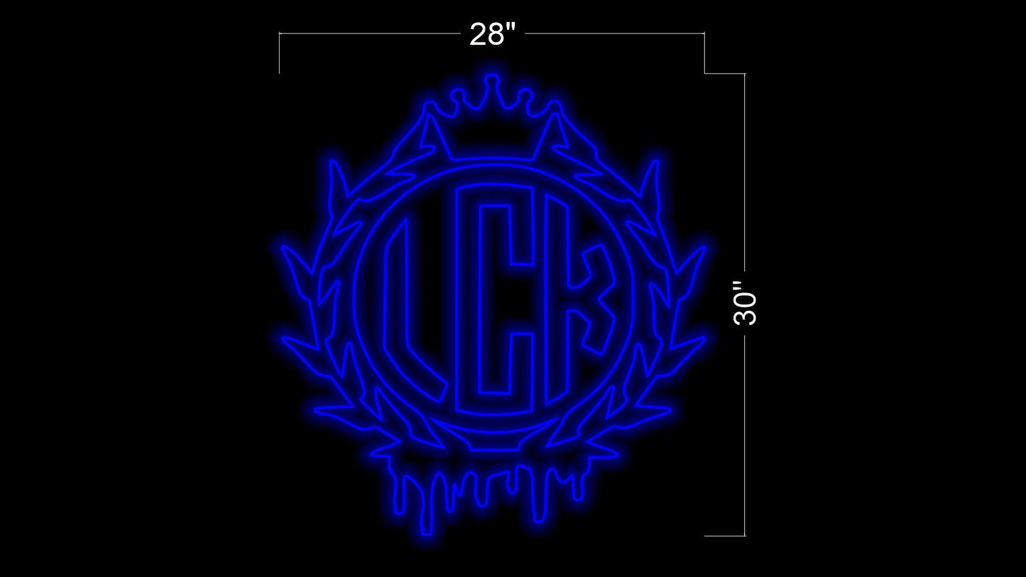 Laconectakustoms Logo | LED Neon Sign