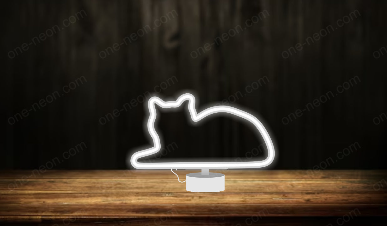 Cat - Tabletop LED Neon Sign