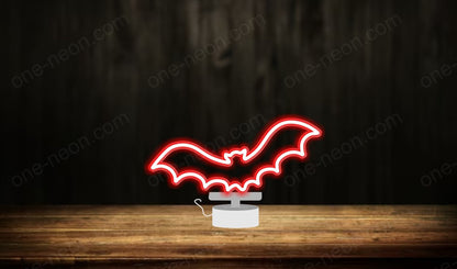 Bat Halloween - Tabletop LED Neon Sign