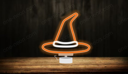 Witch Hat - Tabletop LED Neon Sign