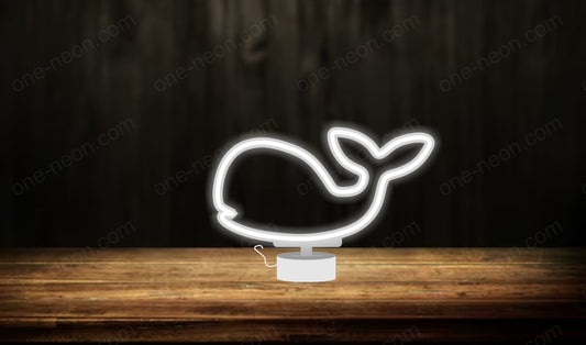 Whale - Tabletop LED Neon Sign