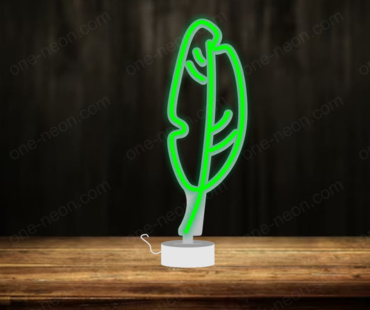 Banana Leaf - Tabletop LED Neon Sign