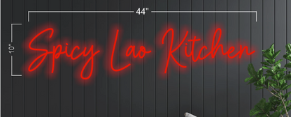 Spicy Lao Kitchen (3 sets) | LED Neon Sign