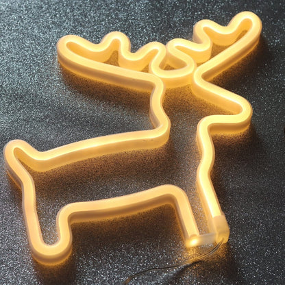 Light Up Reindeer | LED Neon Sign