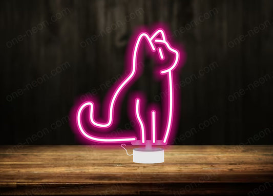 Cat - Tabletop LED Neon Sign