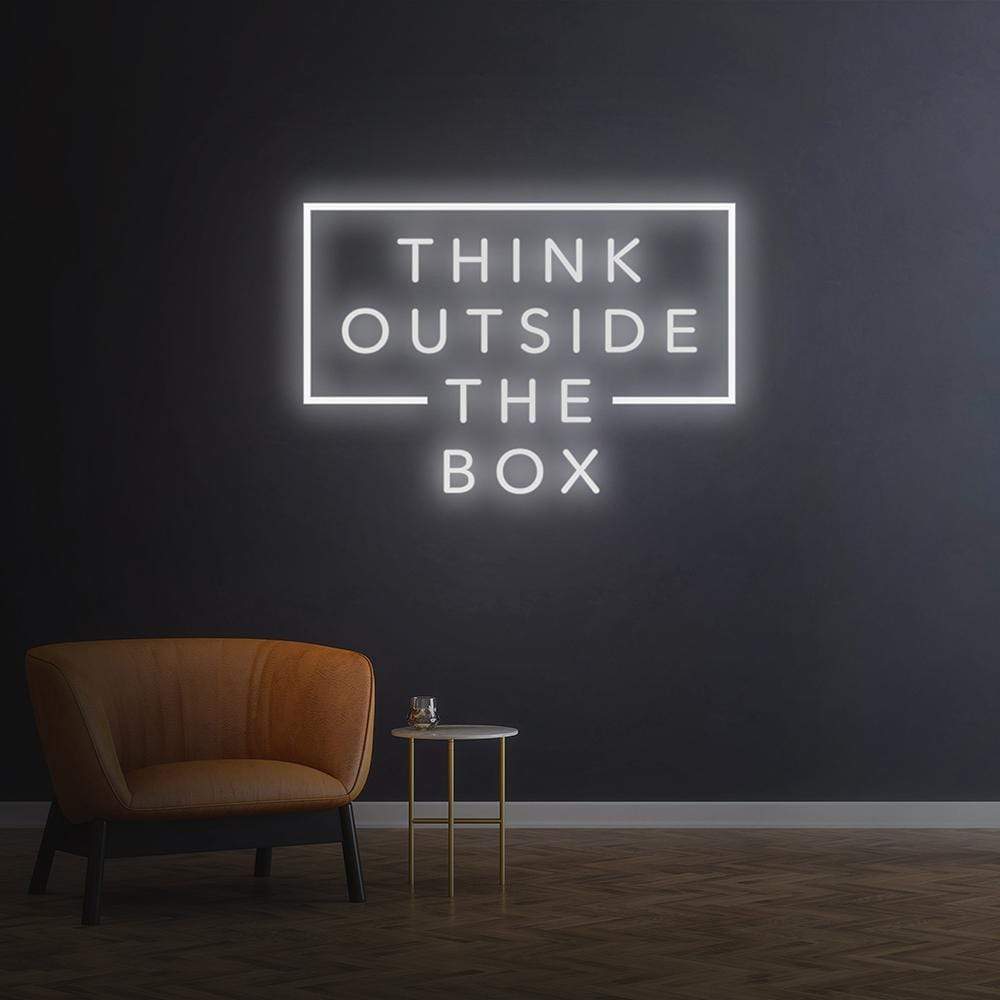 Think Outside the box | LED Neon Sign